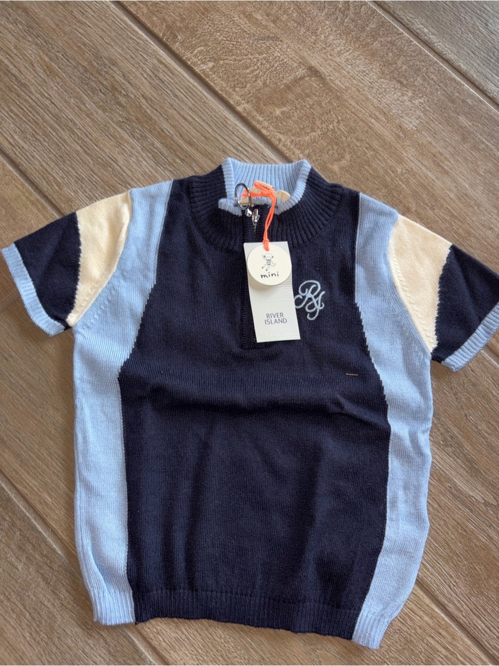 River Island baby boy sweater 6/9 month new with tags